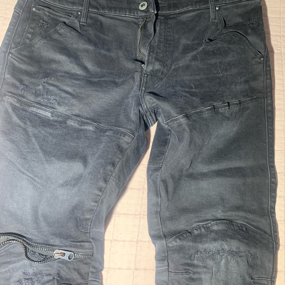 G-Star 5620 3D Zip Knee Skinny Jeans 40 - Picture 2 of 8
